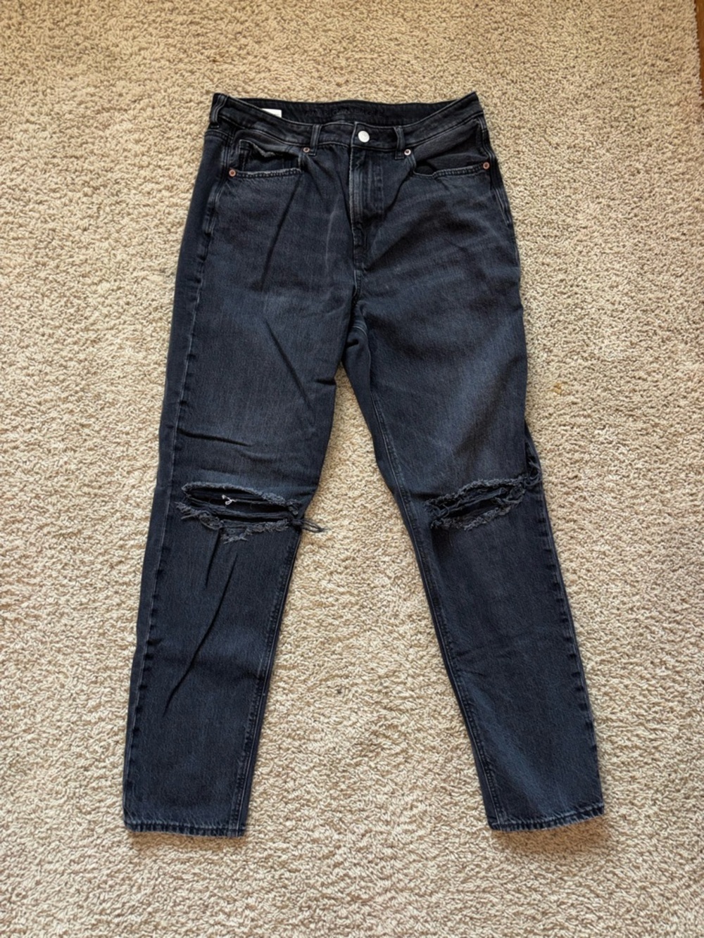 American Eagle Outfitters Black Washed Jeans
